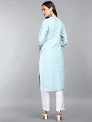 Cotton Printed Kurta-VCK8185G_L