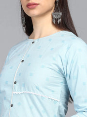 Cotton Printed Kurta-VCK8185G_L