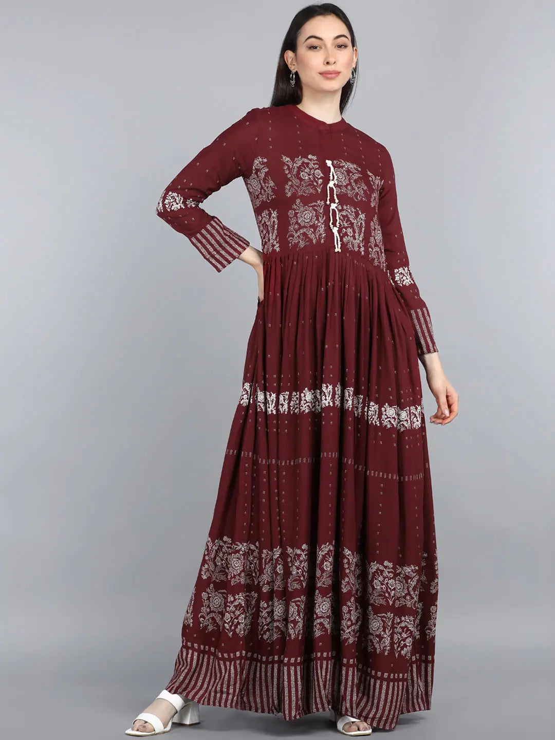 Cotton Printed Kurta-VCK8296G_L