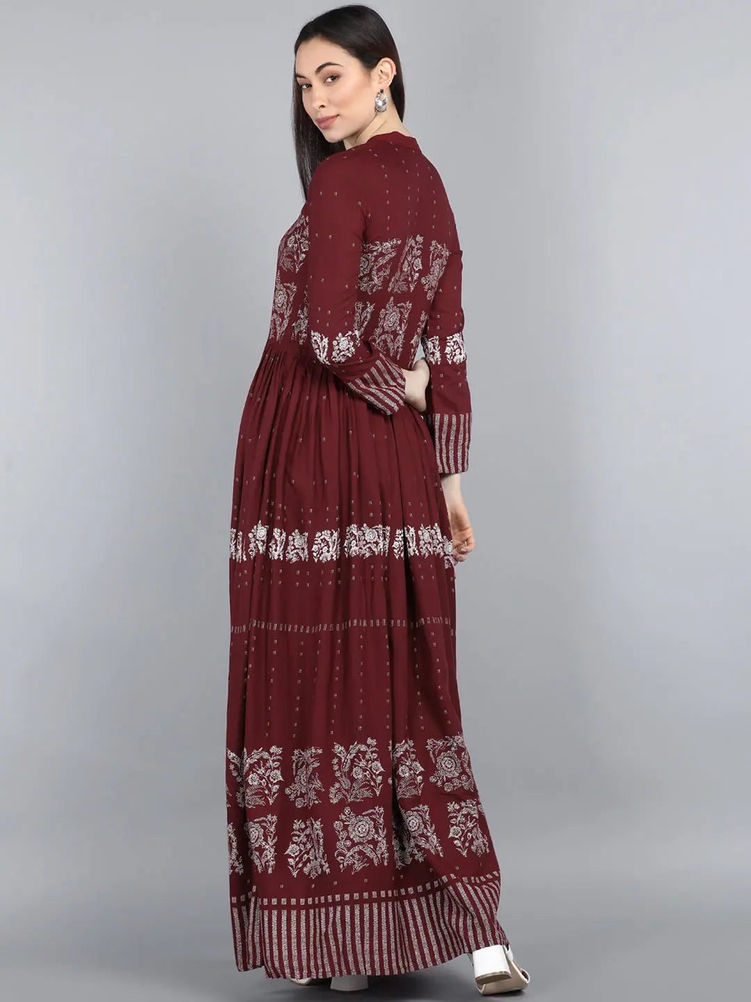 Cotton Printed Indian Kurta - Stylish Indian Kurtis by Ahika