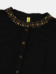 Women Cotton Solid Kurta