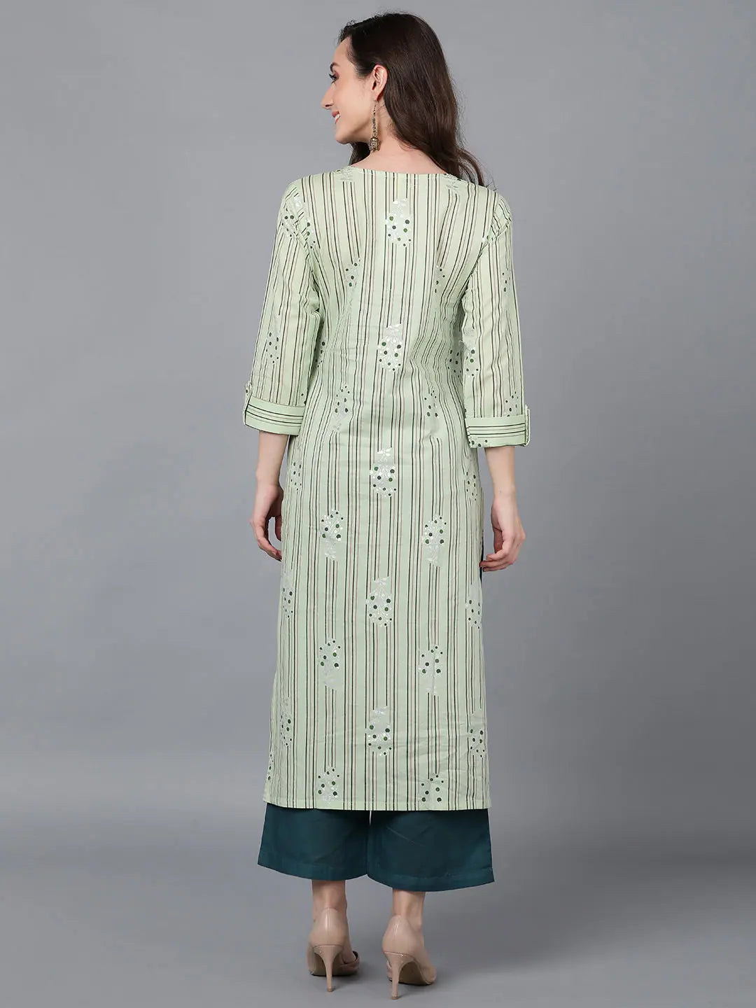 Cotton Printed Kurta: Ethnic Indian Kurta for Women - Ahika