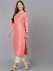 Women Silk Blend Embroidered-VCK9174A