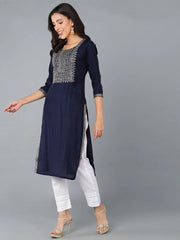 Women Silk Blend Yoke-VCK8935A_S