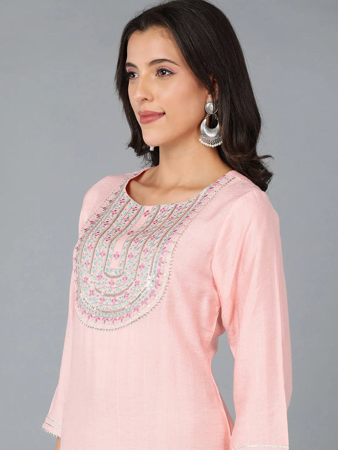 Simple Cotton Yoke Design Kurta: Indian Kurta for Ladies