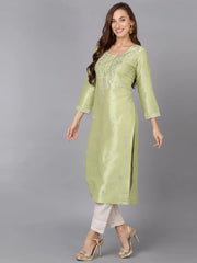 Women Silk Blend Embroidered-VCK9175A