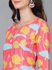Women Poly Silk Floral-VCK8787_XS