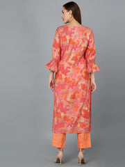 Women Silk Blend Floral-VCK9139A_XS
