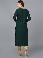 Women Silk Blend Embroidered-VCK9080
