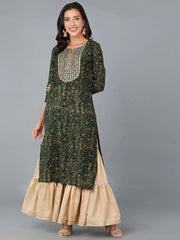 Women Silk Blend Yoke-VCK9010