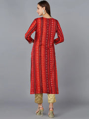 Women Viscose Rayon Embroidered