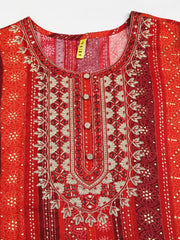 Women Viscose Rayon Embroidered