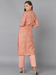 Silk Blend Ethnic Printed Kurta Kurta