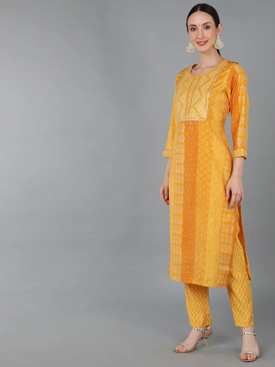 Silk Blend Embroidered Women's Kurta | Designer Kurta Sets