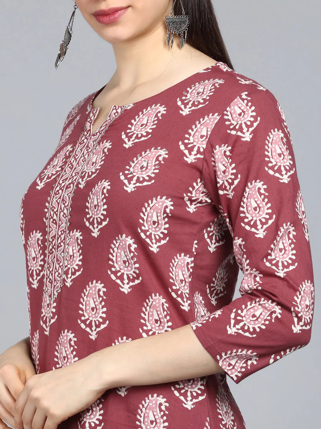 Printed Kurta Pant Dupatta Set | Women's Cotton Kurta Sets