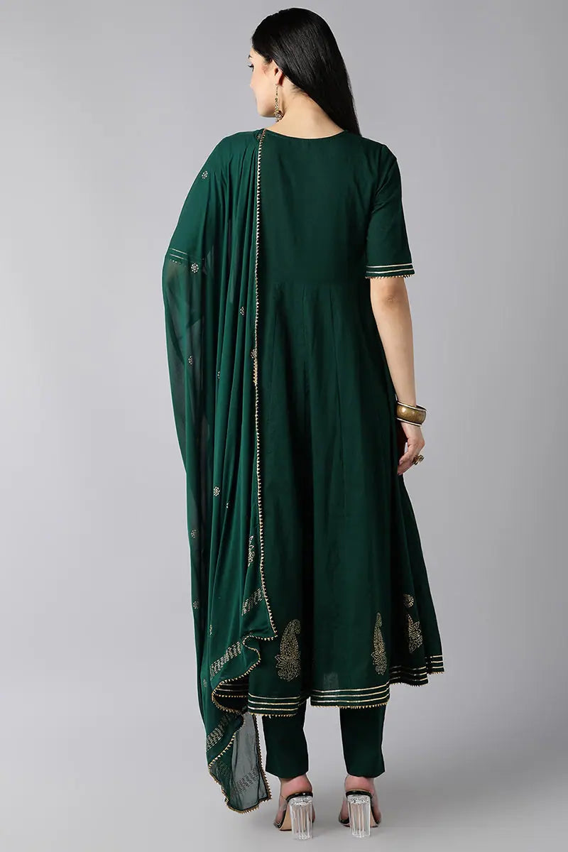 Pure Cotton Printed Kurta Set - Ethnic Lehenga for Women