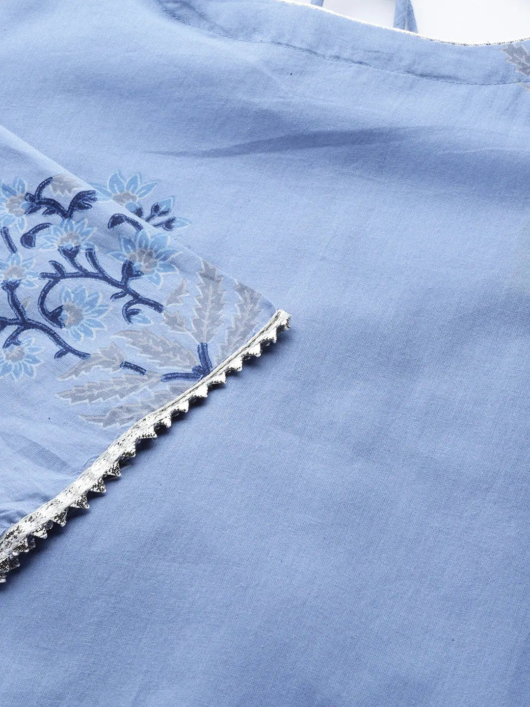 Women's Printed Cotton Kurta Trousers Set | Indian Kurta Sets