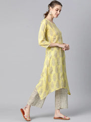 Cotton Printed Kurta Pant Set (VKSET1052)