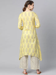 Cotton Printed Kurta Pant Set (VKSET1052)