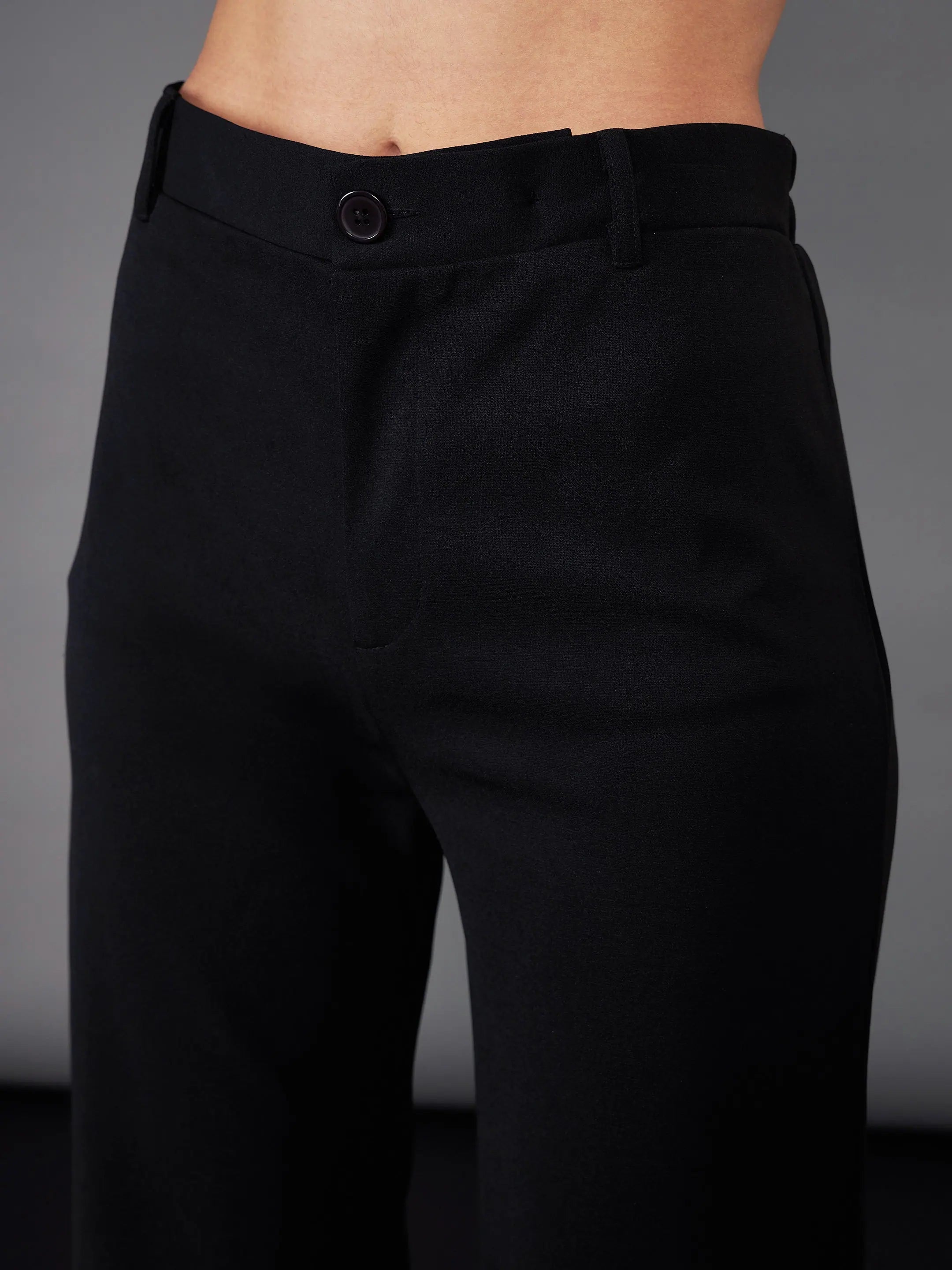 Black Puff Sleeve Top & Bell Bottom Pants | Women's Western Wear
