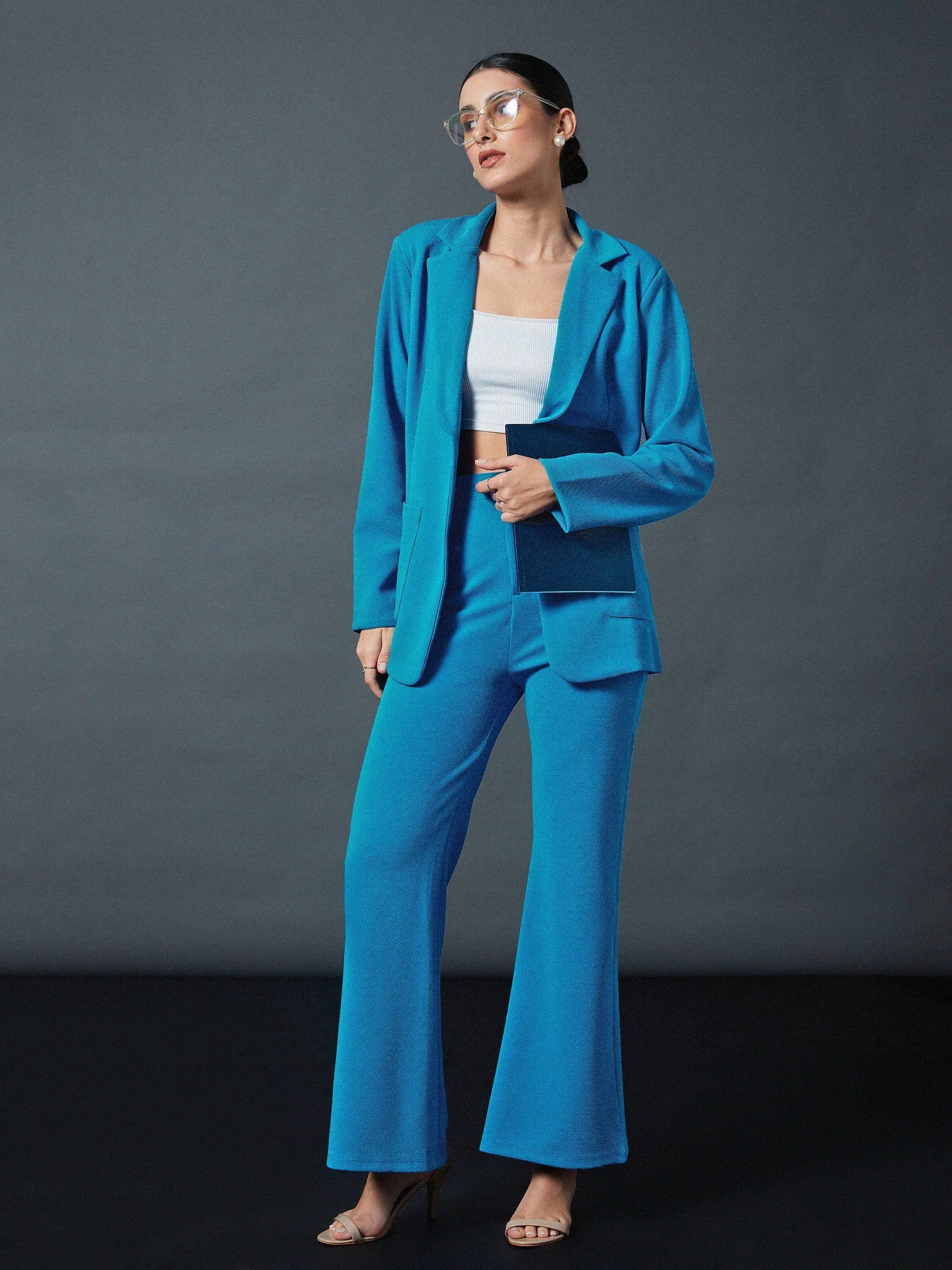 Turquoise Bell Bottom Pants | Women's Western Clothing