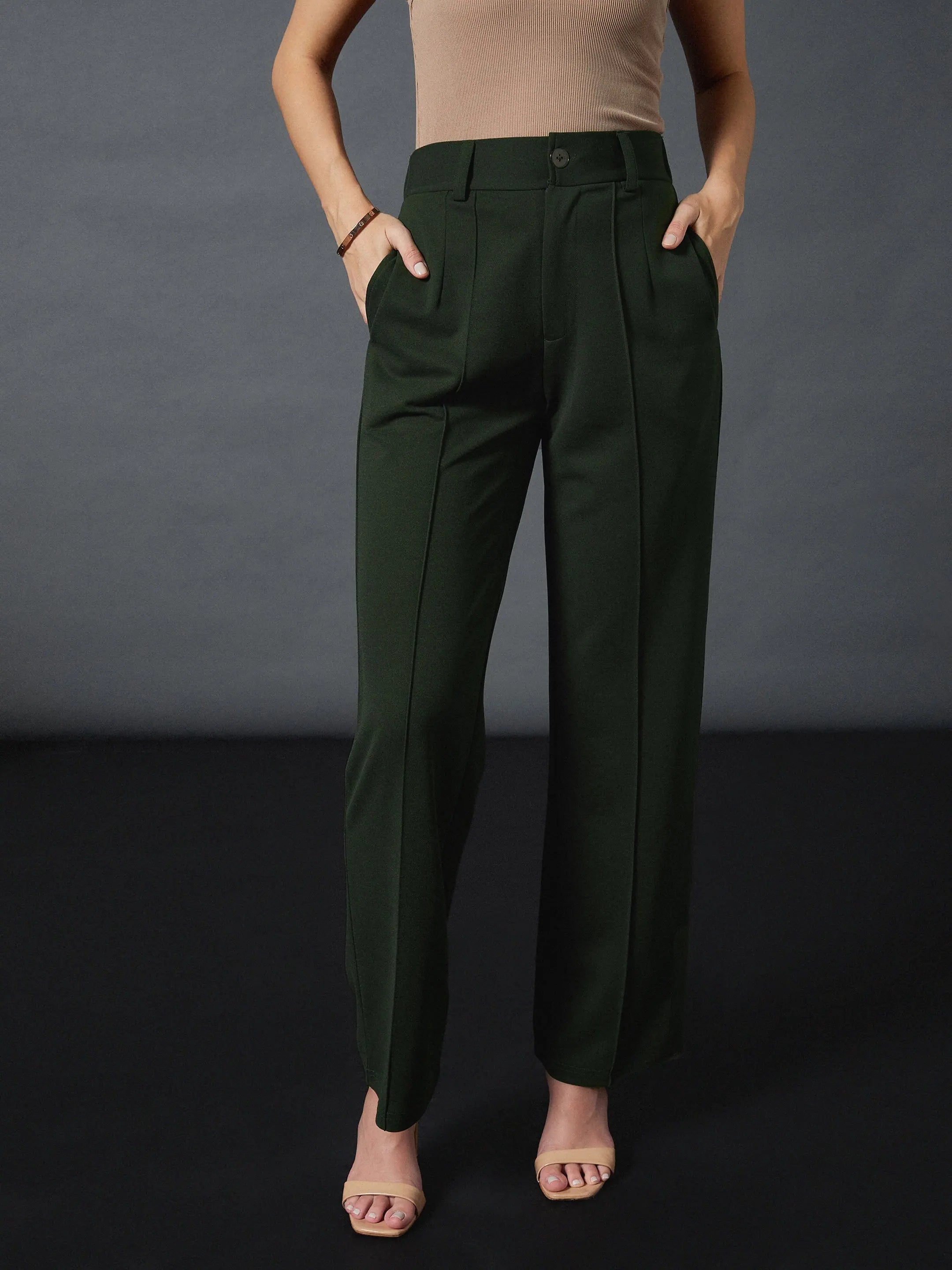 Olive Stretch Pants | Women's Western Wear & Clothing