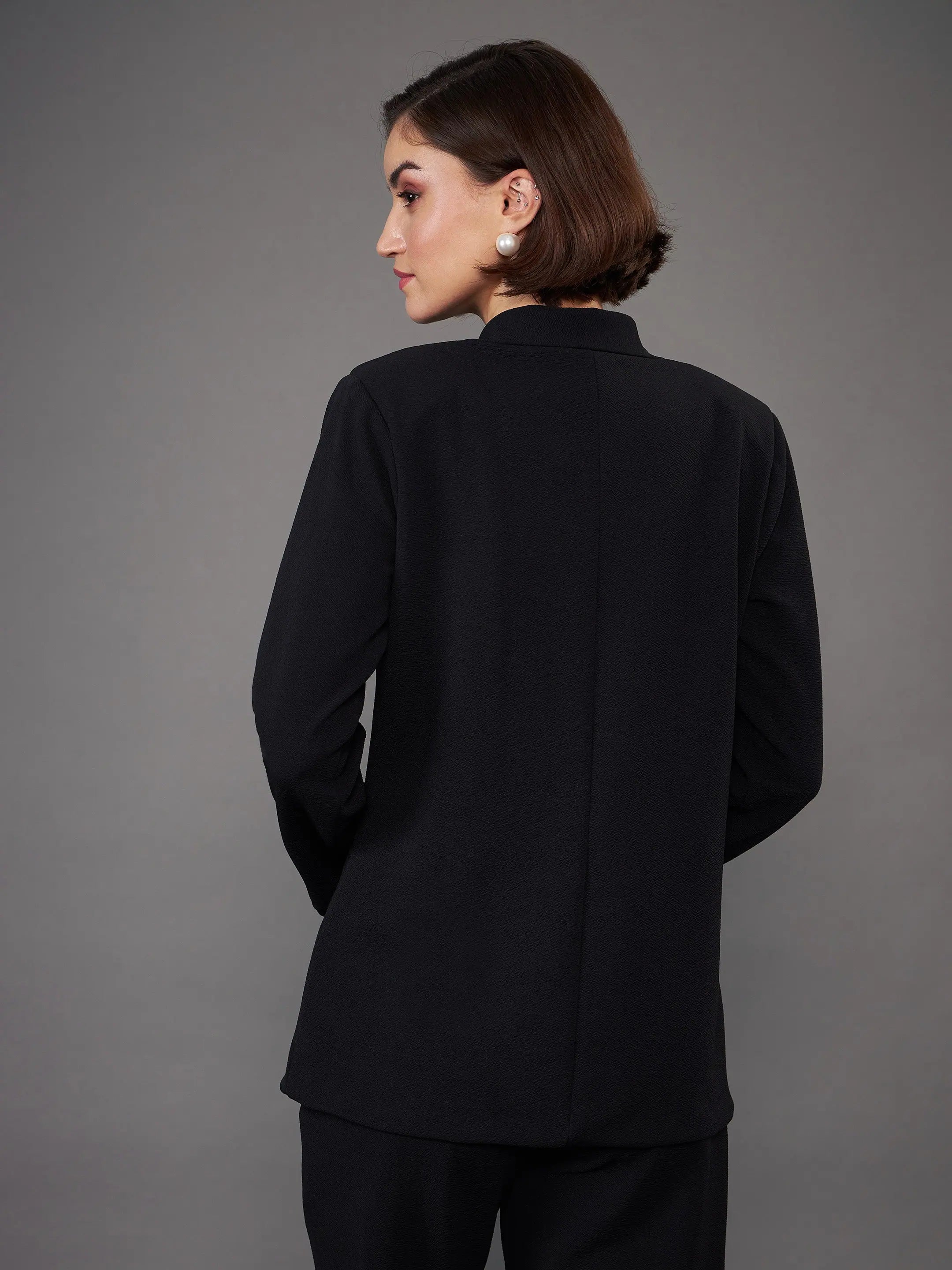 Black Slim Fit Blazer - Classic Women's Western Clothing