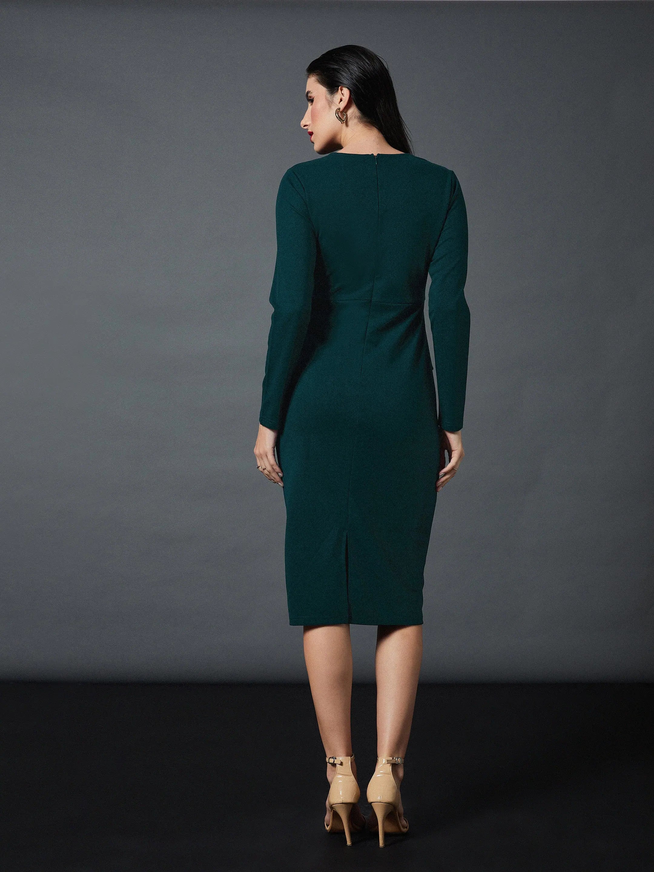 emerald peplum dress emerald green mermaid dress Emerald Green Satin Peplum Mermaid Gown -parroquiadesanalbertomagno.com