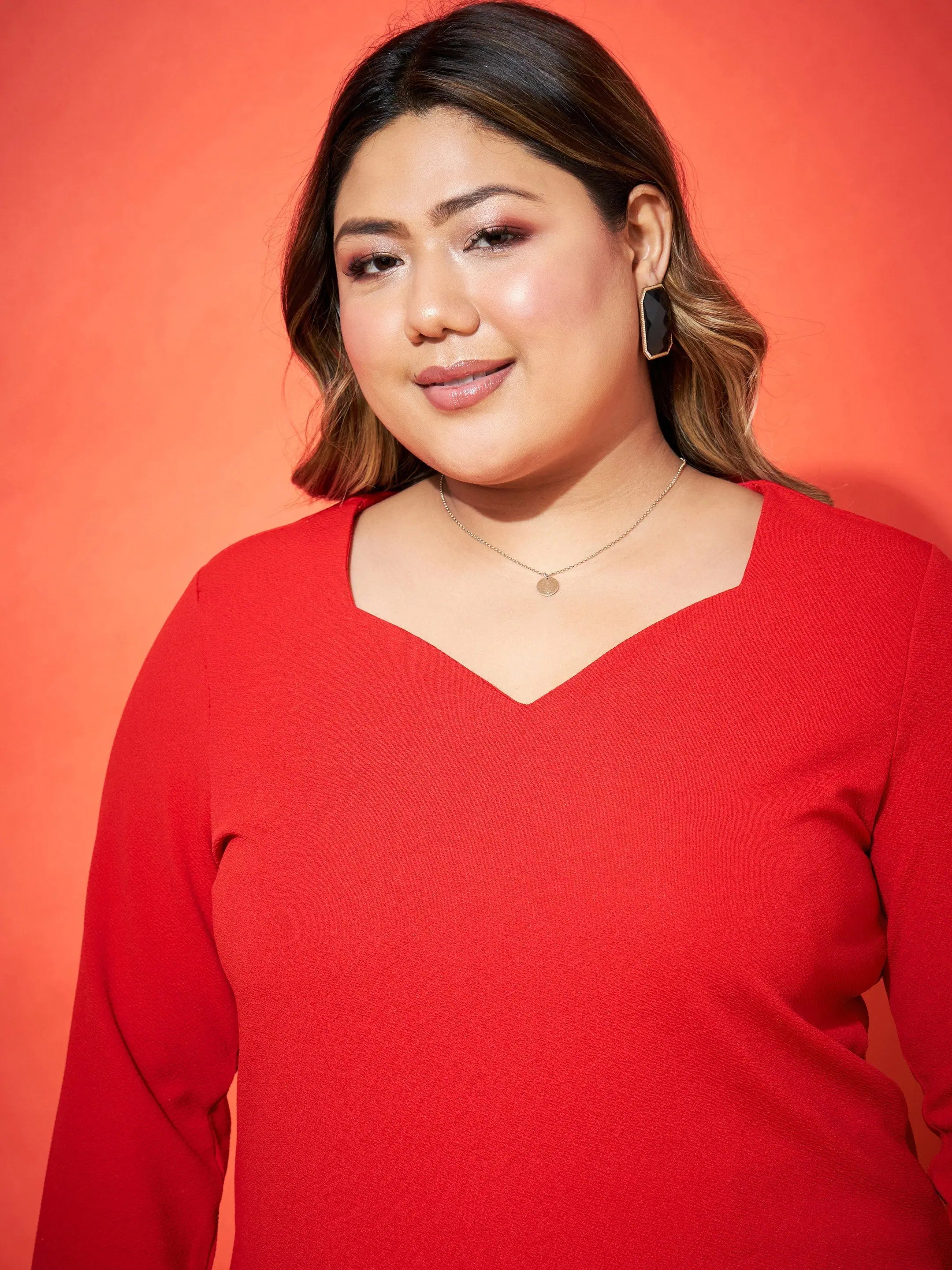 Red Sweetheart Top - Women's Western Clothing Regular Fit