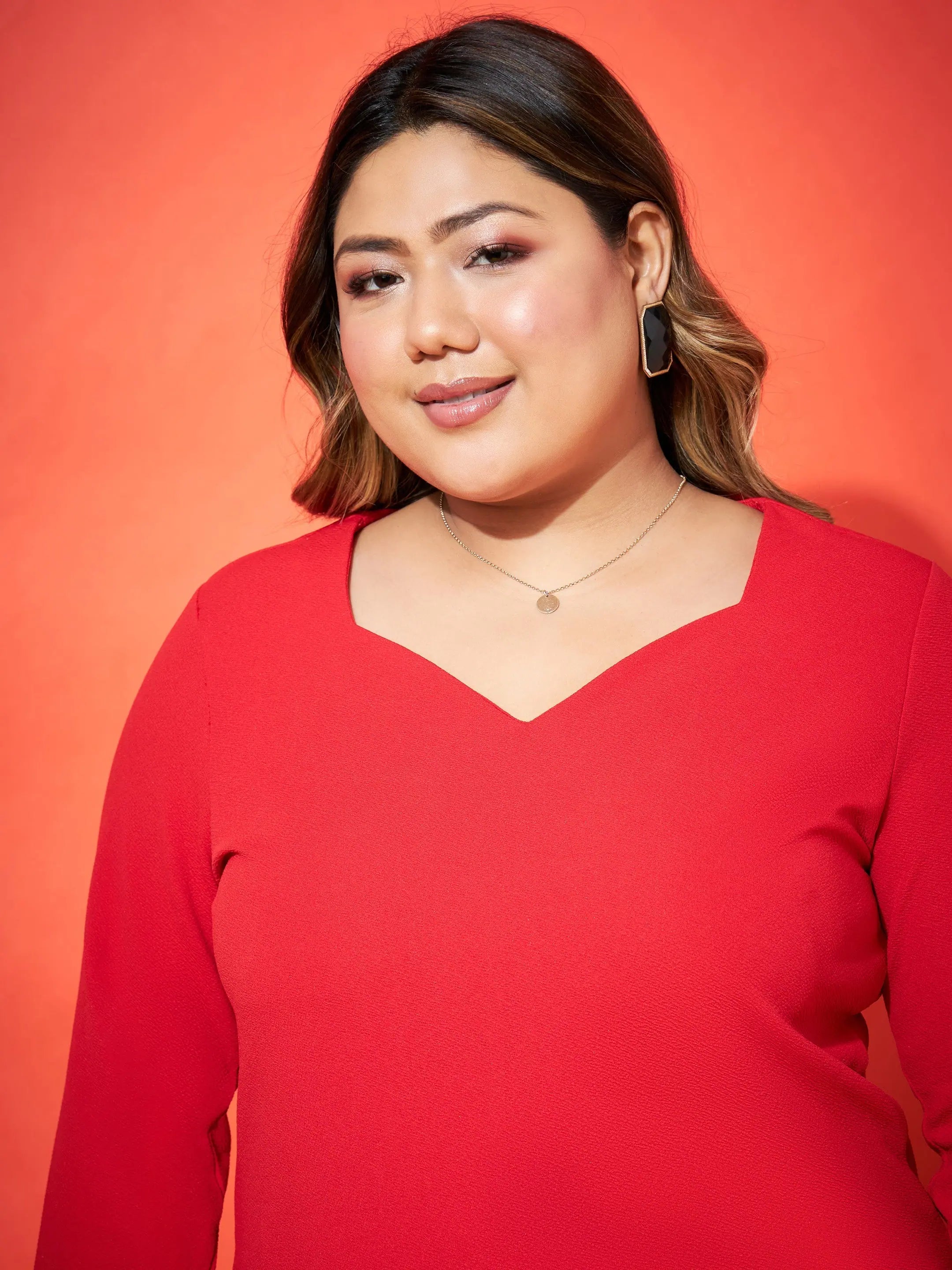 Red Top & Pants Set - Trendy Women's Western Clothing Online