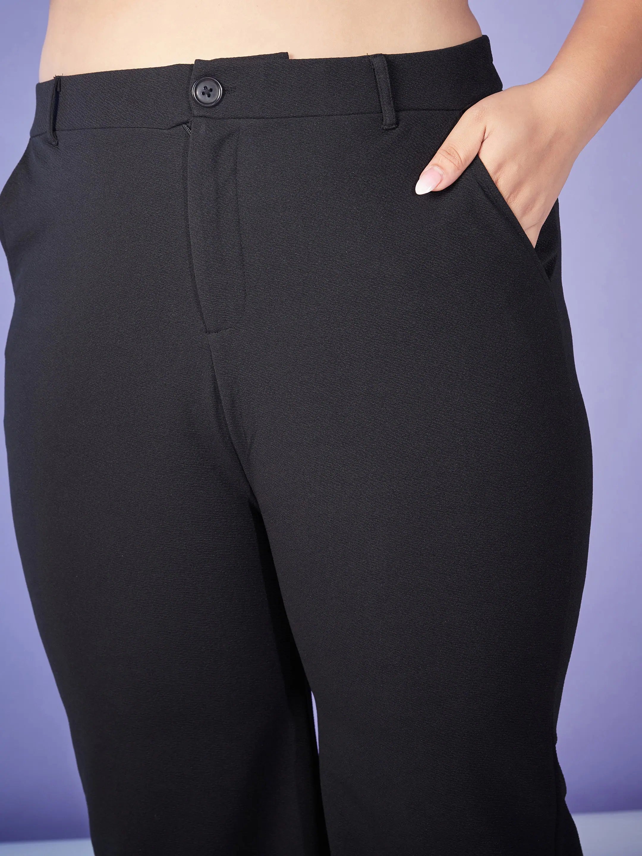 Black Pearl Peplum Top & Bell Bottoms - Women's Western Wear