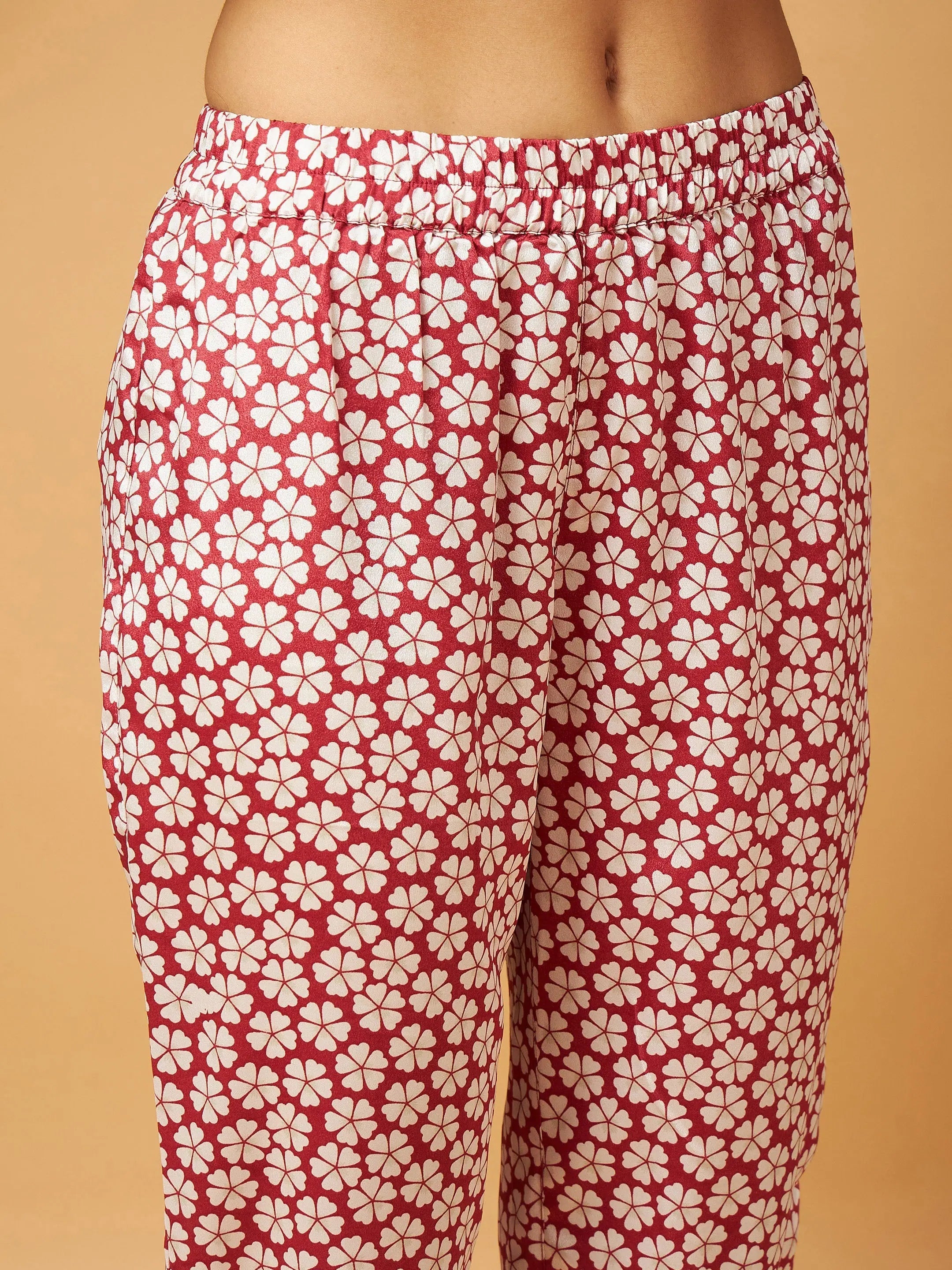 White Floral Kurta With Pants | Women's Designer Kurta Sets