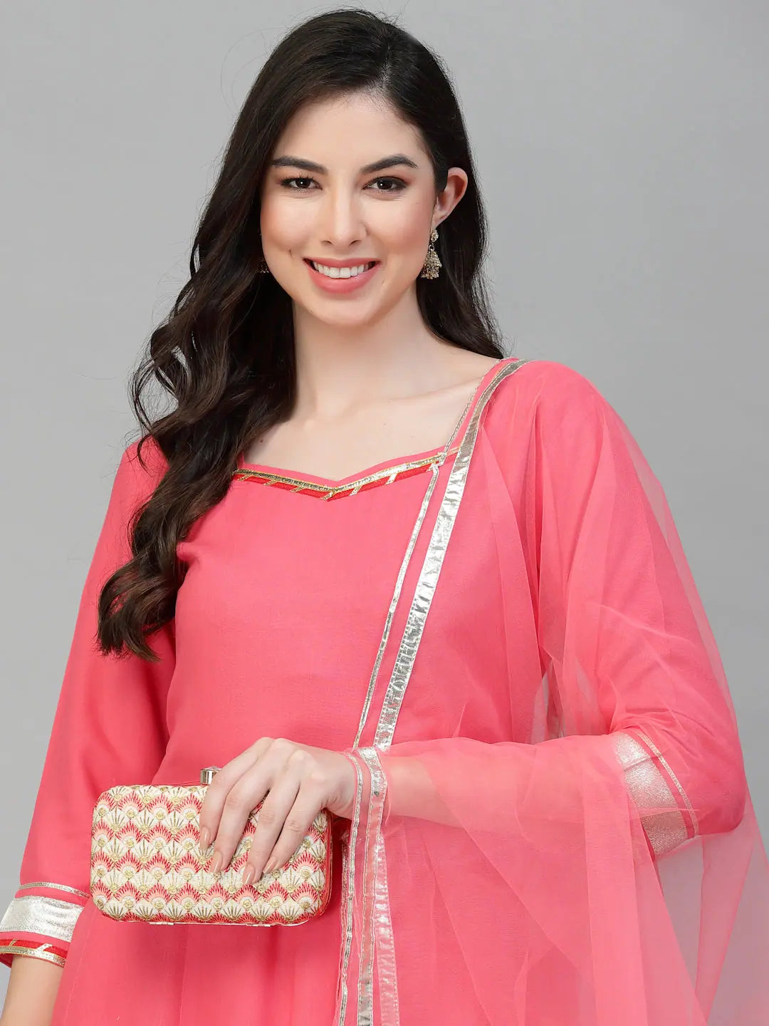 Solid Rayon Kurta Set with Dupatta - Elegant Women's Kurta Sets