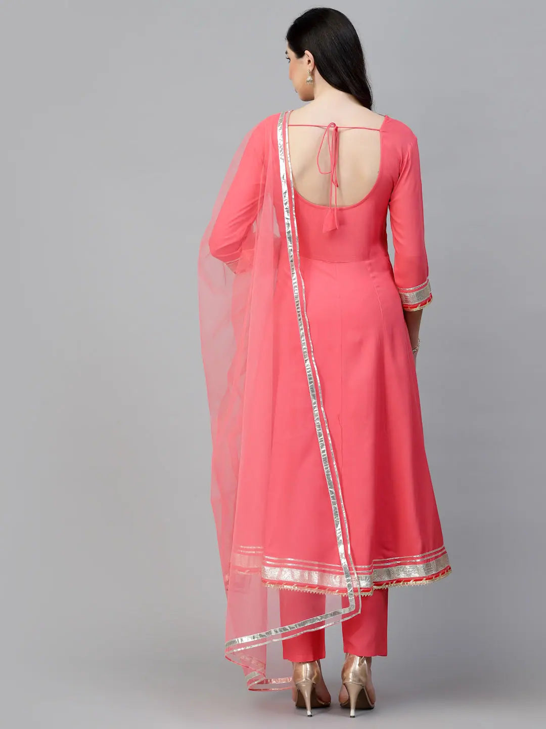 Solid Rayon Kurta Set with Dupatta - Elegant Women's Kurta Sets