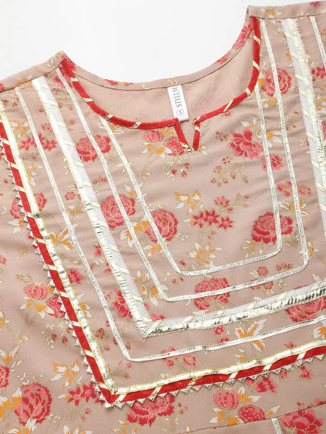 Floral Anarkali Kurta with Dupatta | Indian Kurta for Women