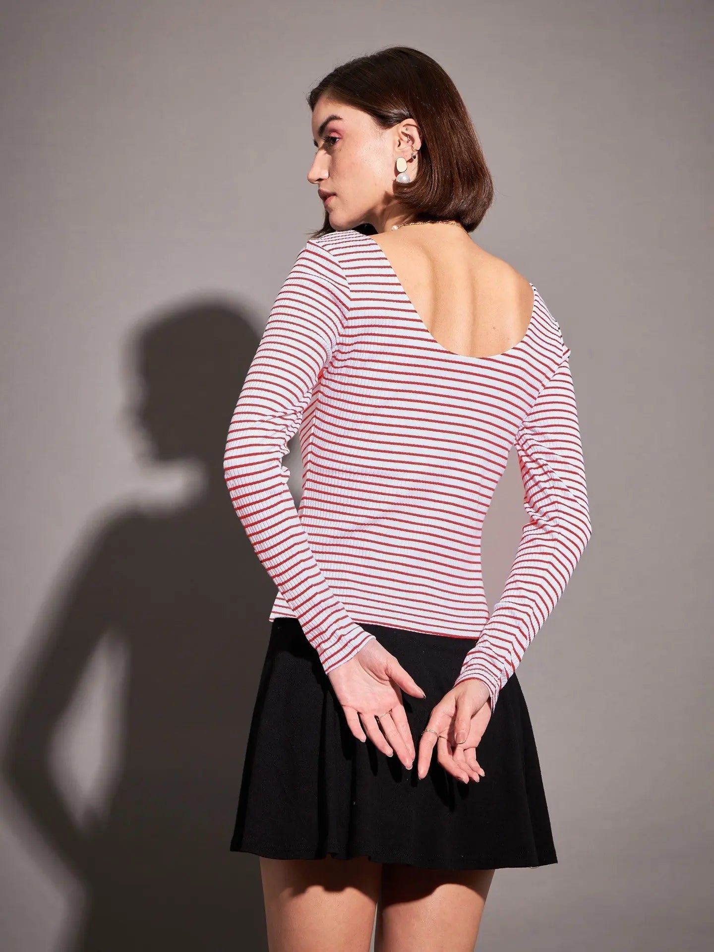 Striped Sweetheart Top - Women's Western Outfits | Trendy