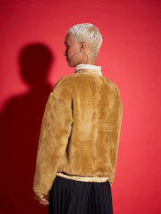 Women Solid Standard Brown Full Sleeve Jacket