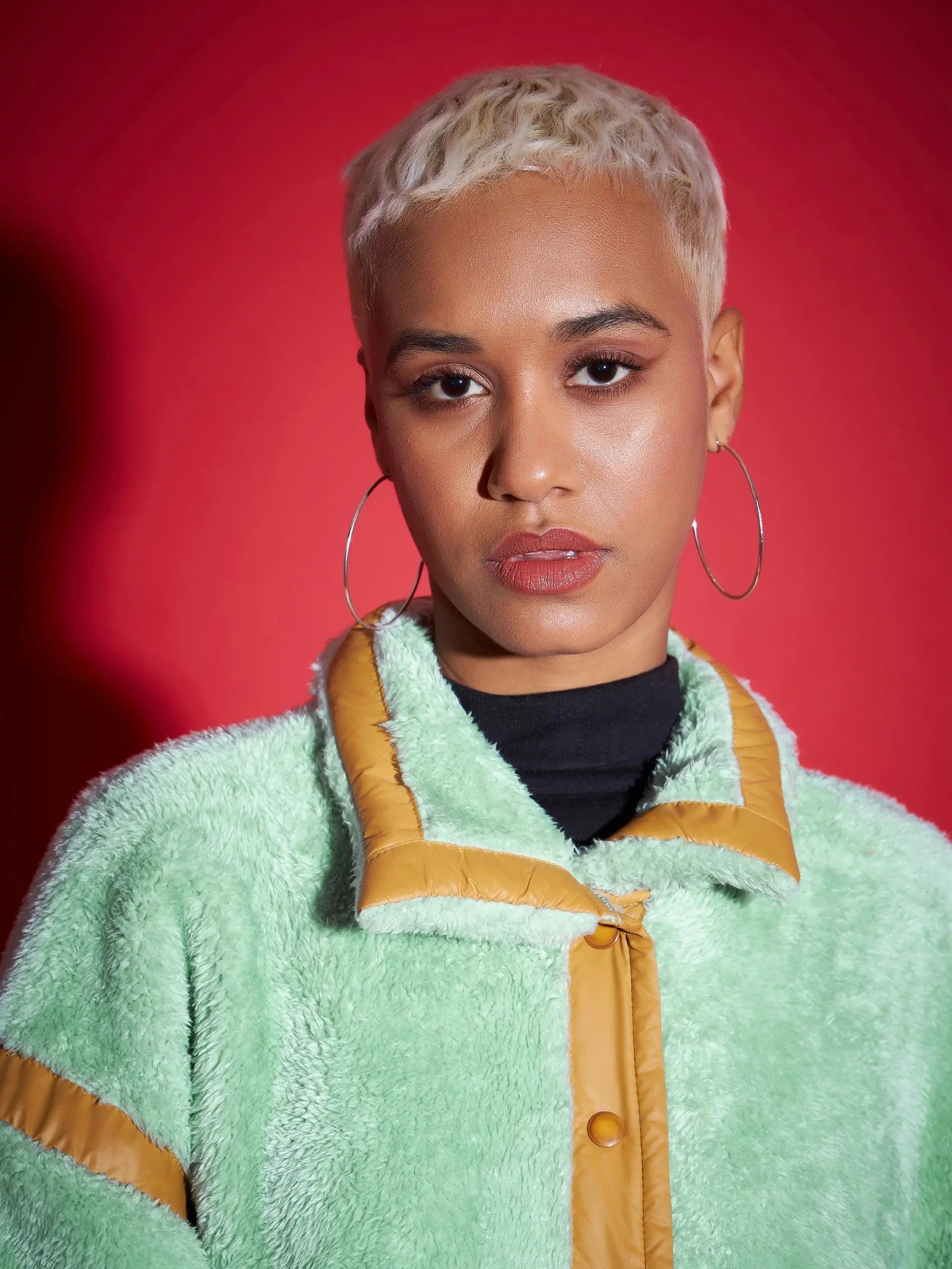 Green Solid Cotton Women's Jacket | Women's Fashion Jackets