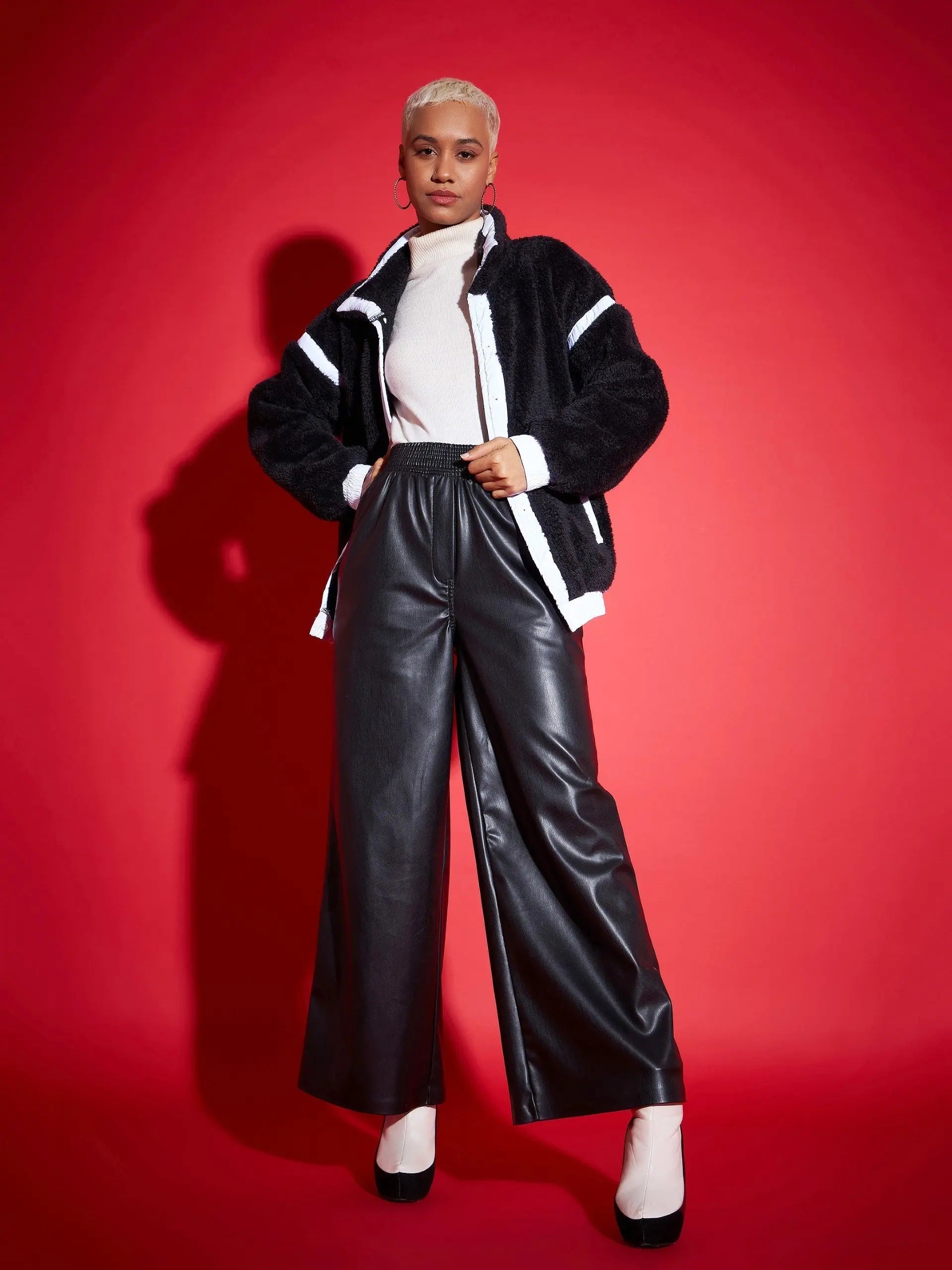 Black Fur Jacket - Women's Winter Coats & Fashion Outerwear