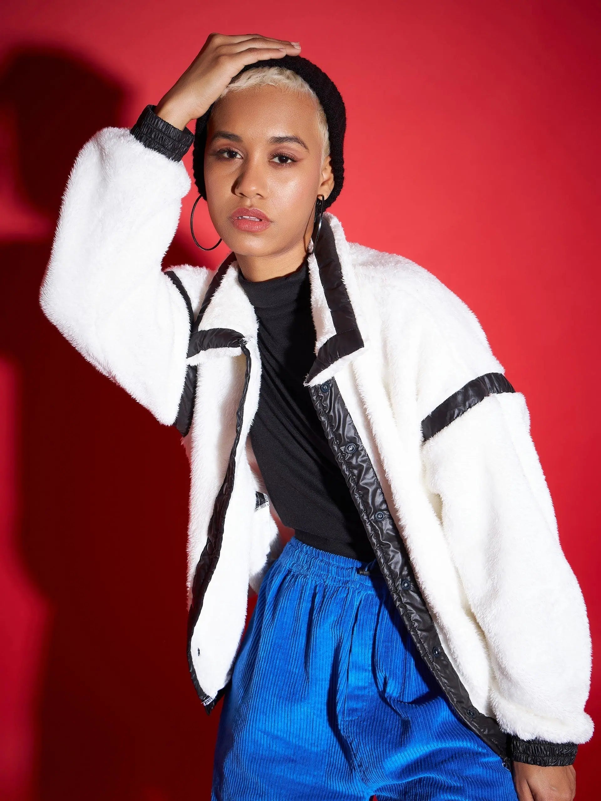 White Tape Jacket | Women's Winter Coats & Fashion Jackets