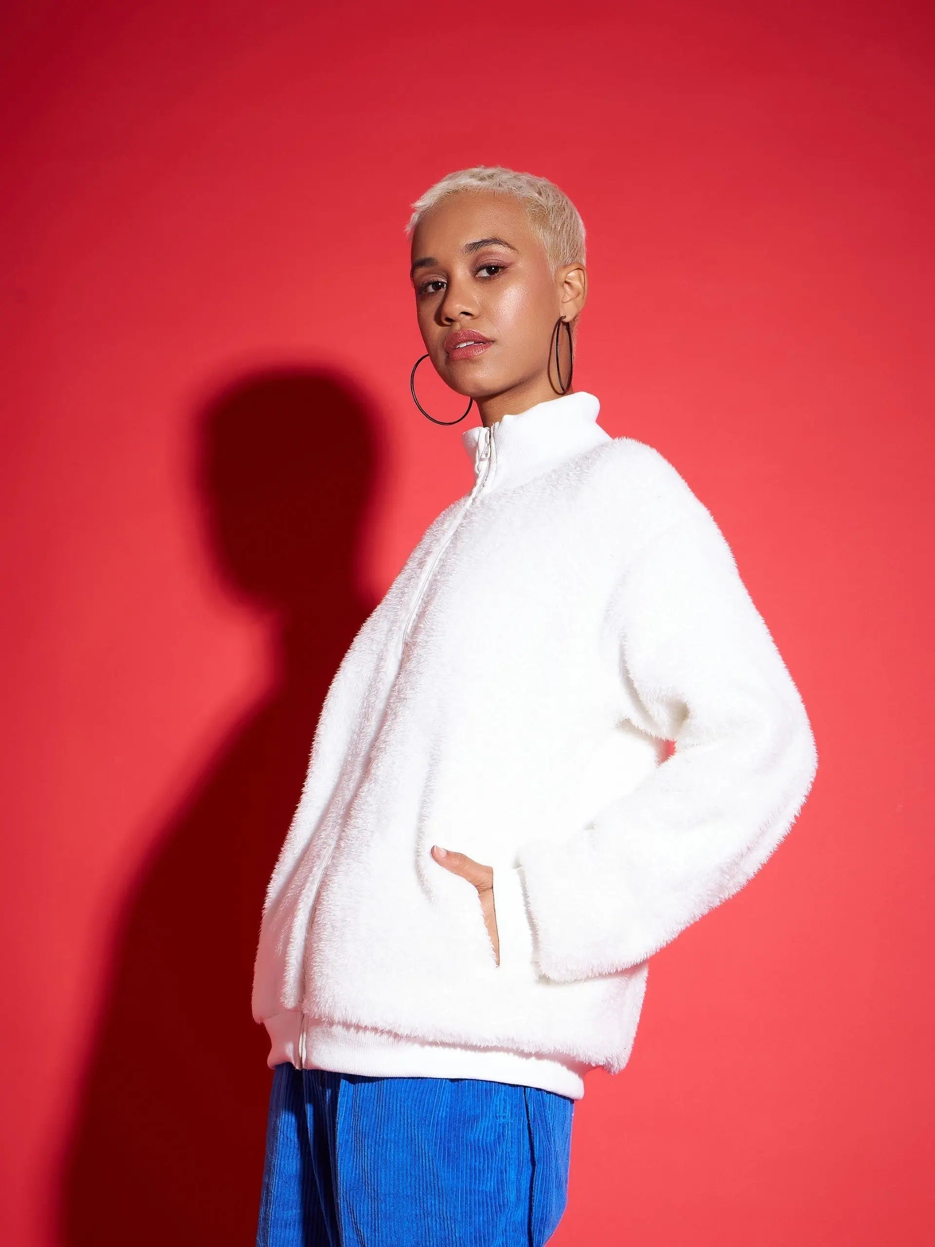 White Fur Jacket | Trendy Jackets for Women's Winter Coats