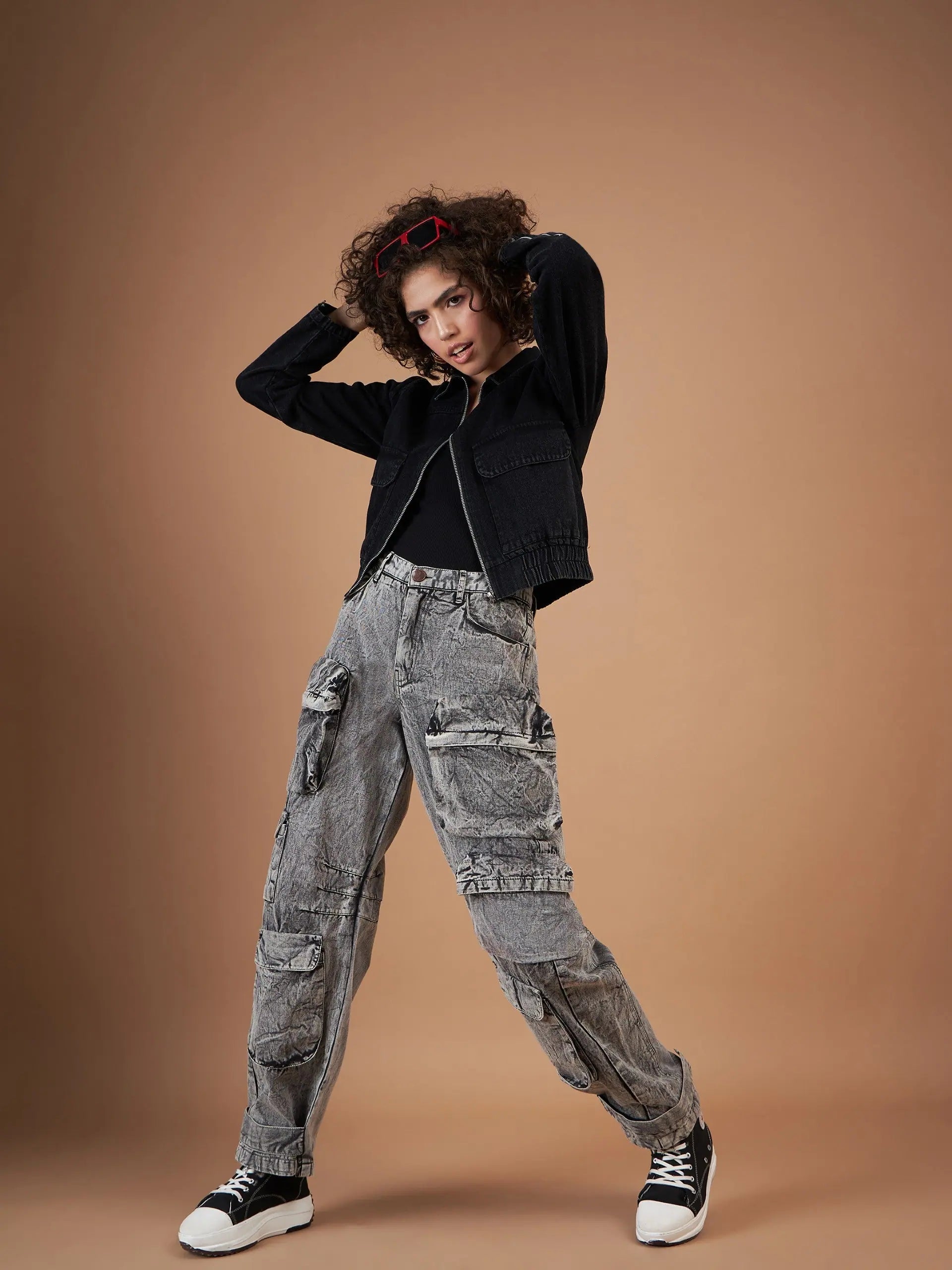 Black Denim Jacket - Women's Outerwear & Fashion Jackets