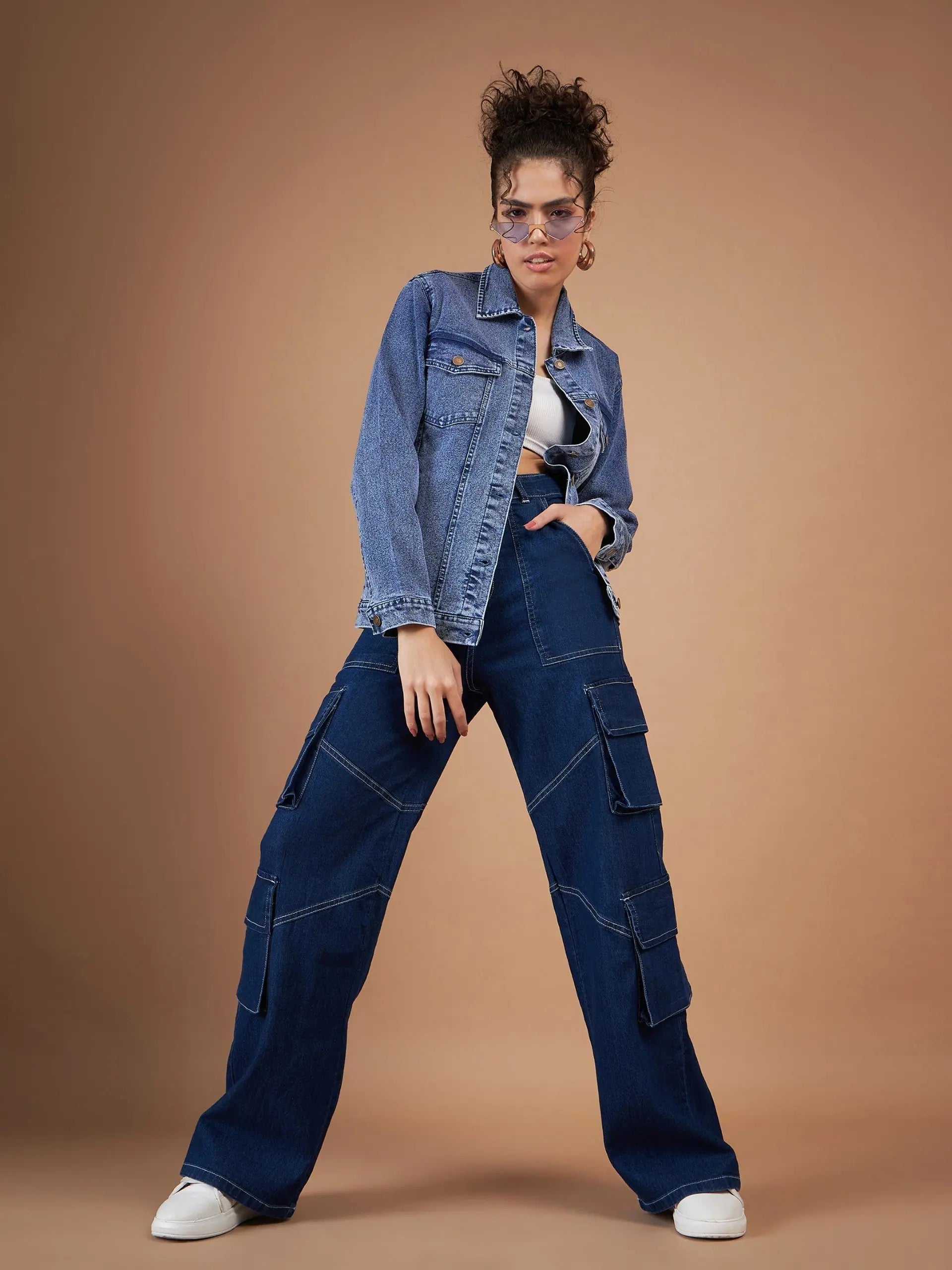 Navy Denim Jacket - Women's Fashion Jackets & Outerwear