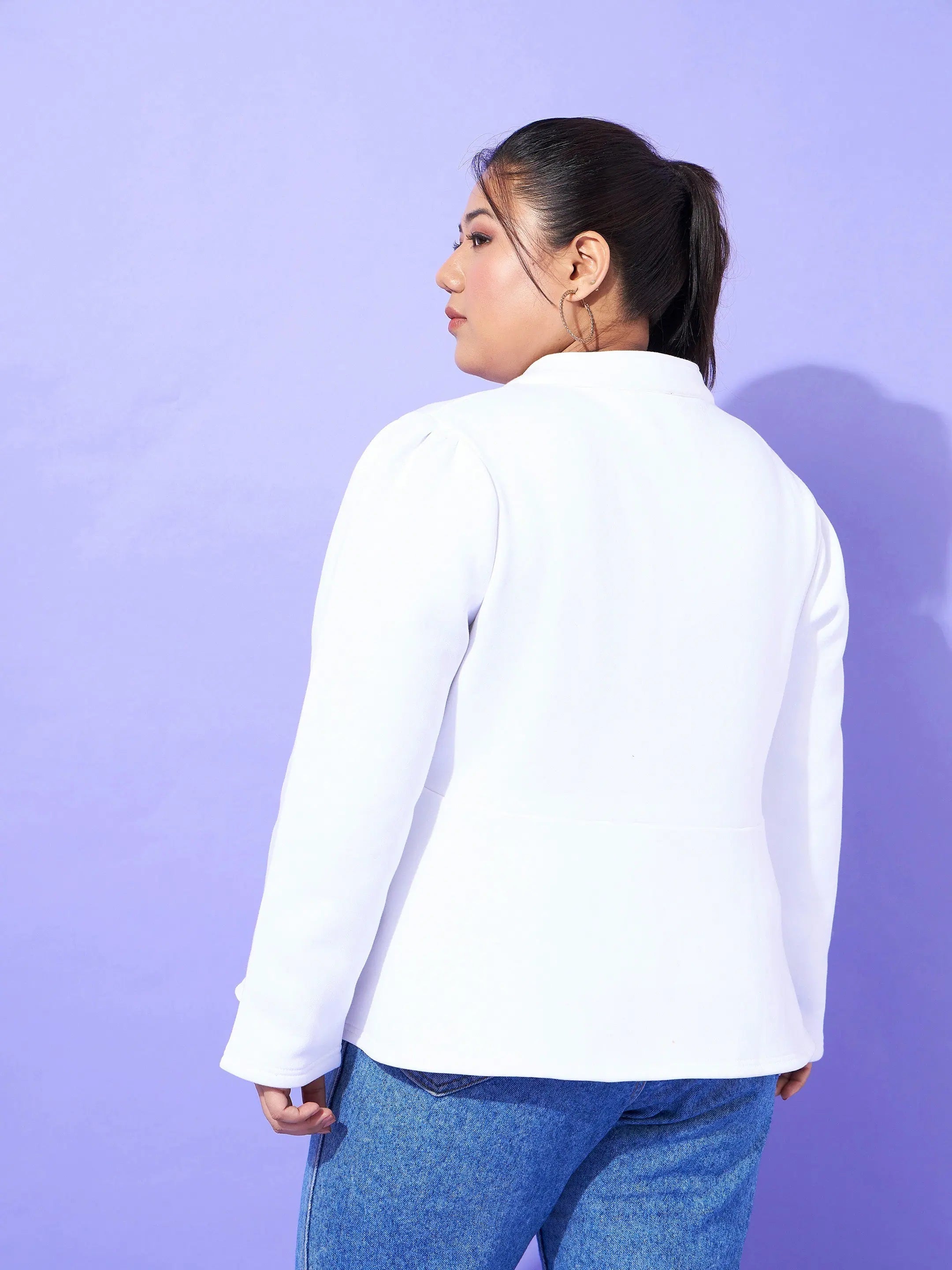 White Fleece Jacket - Stylish Women's Winter Coats & Jackets