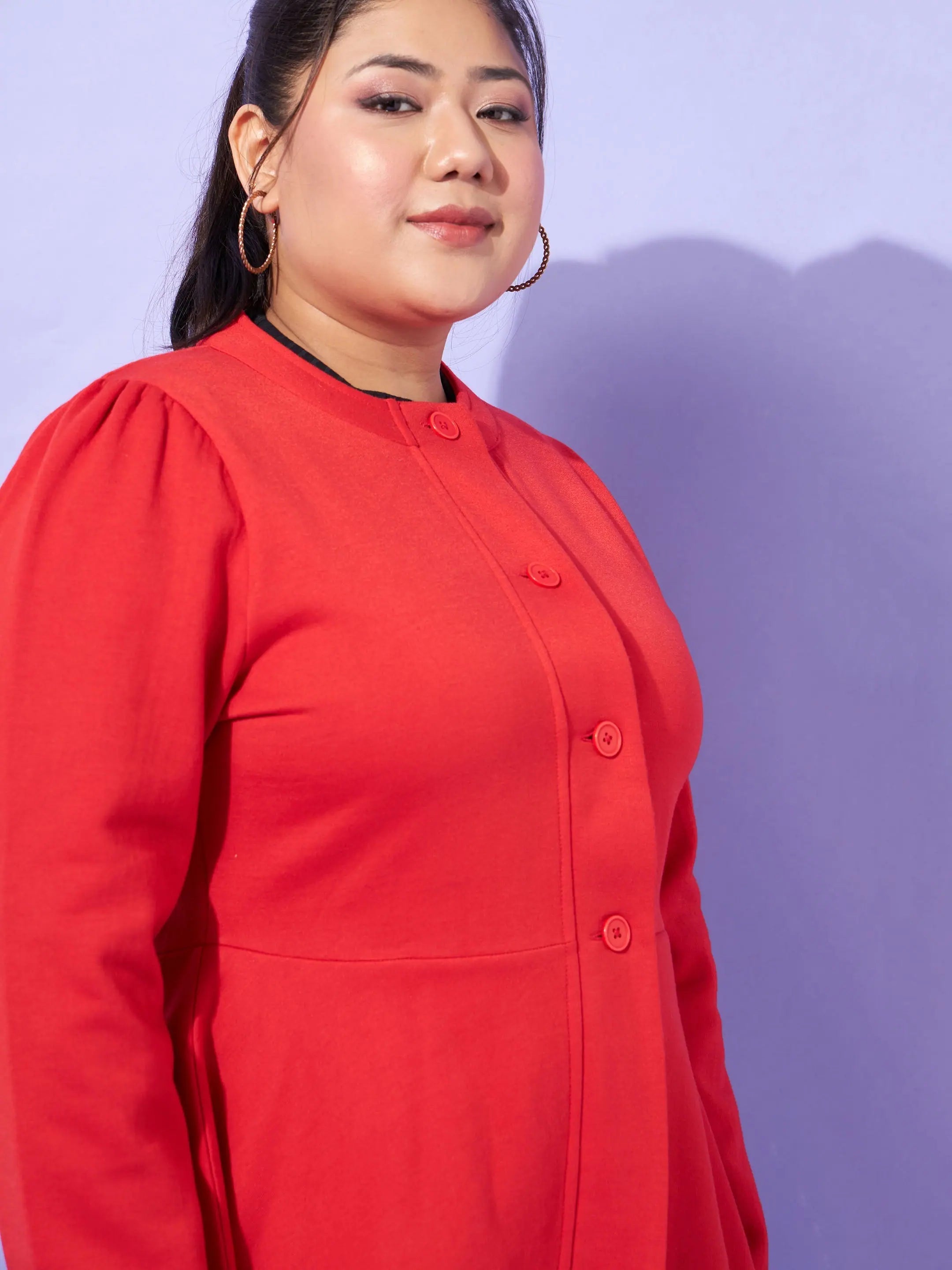 Red Fleece Jacket - Trendy Women's Fashion Jackets & Outerwear