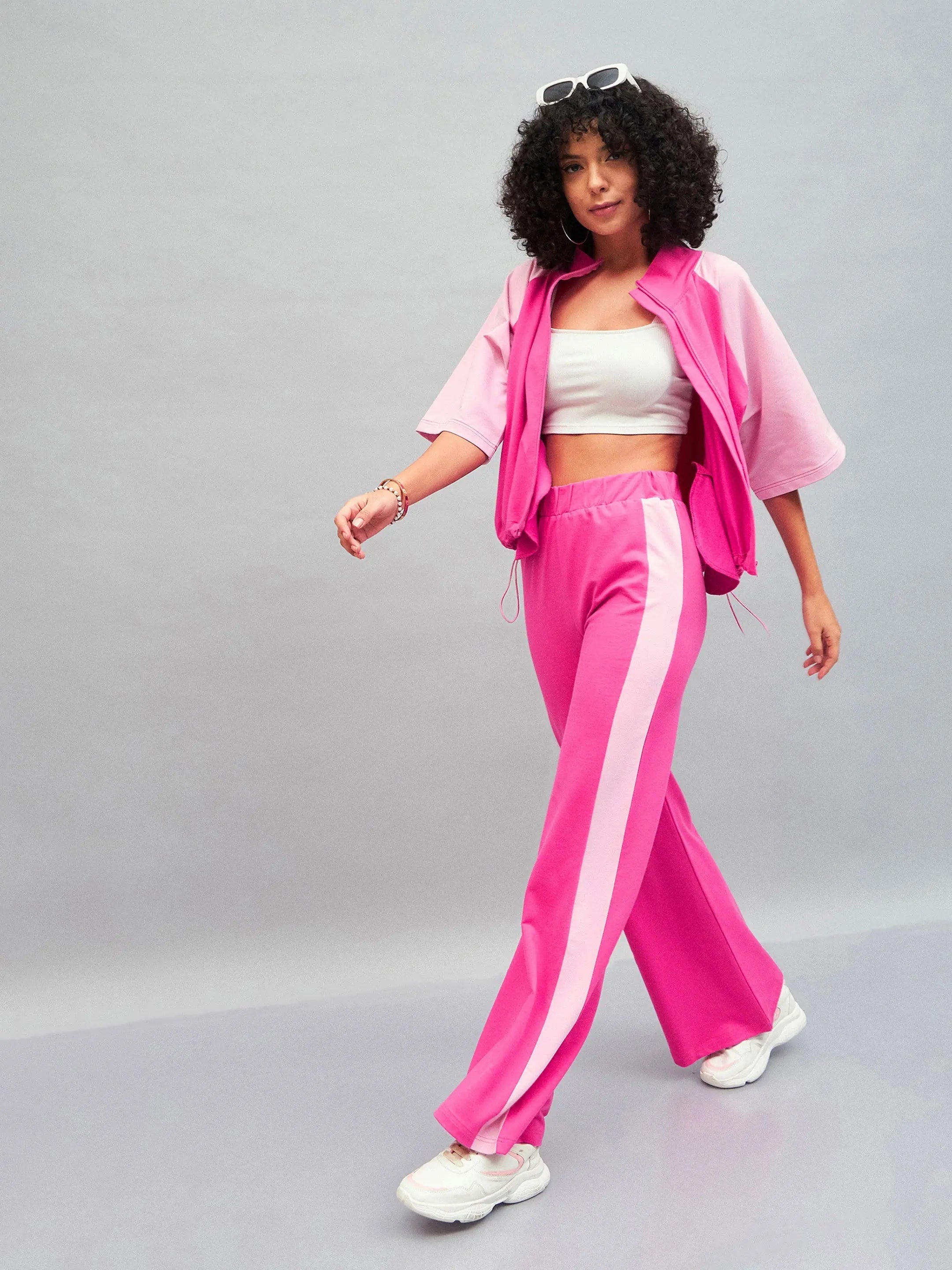 Women's Color Blocked Jacket - Trendy Fashion Jacket