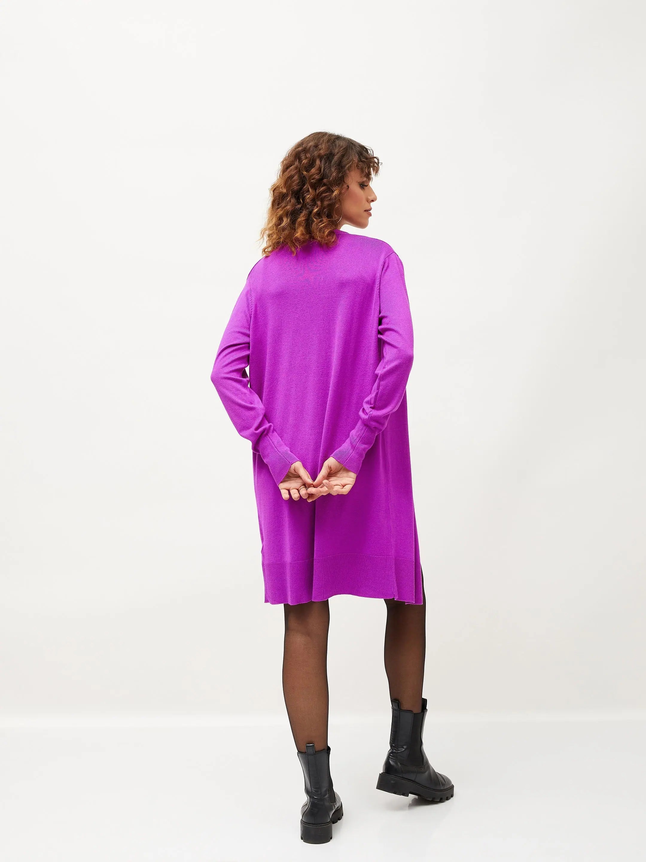 Pink Front Open Shrug - Women's Tops & Blouses | Viscose Nylon