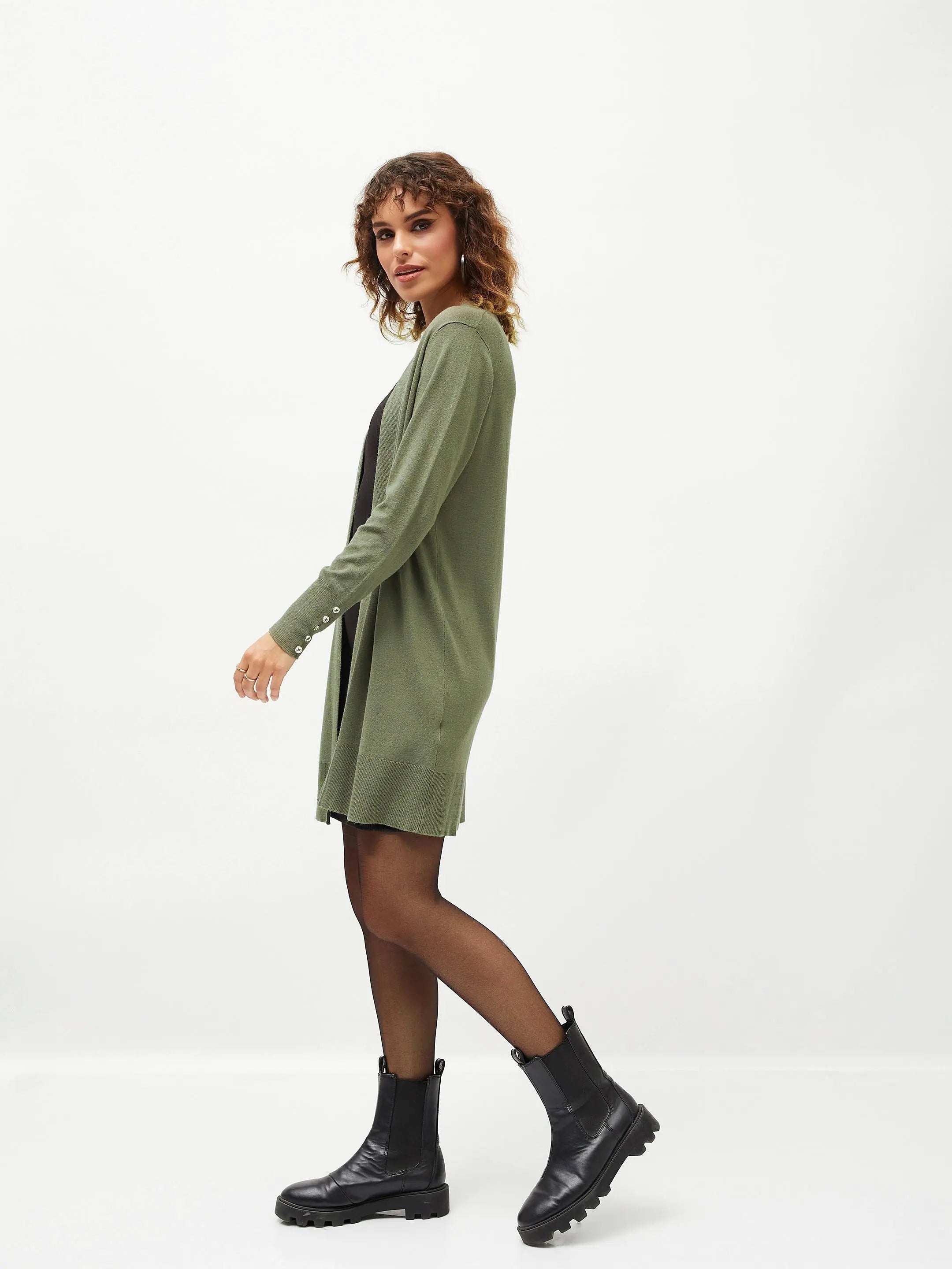 Olive Front Open Shrug - Women's Western Wear | Shop Now