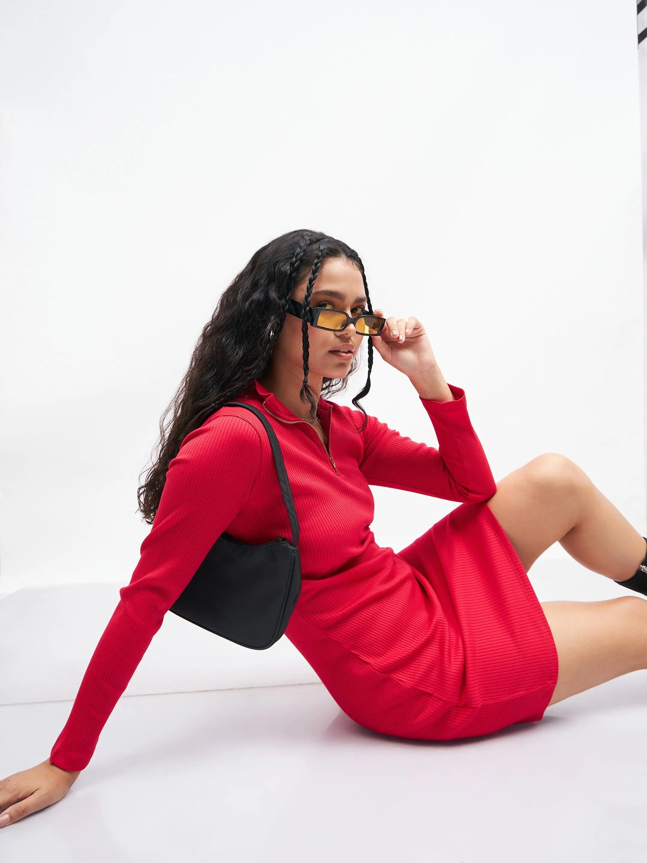 Pink Rib Bodycon Dress | Women's Western Clothing & Outfits