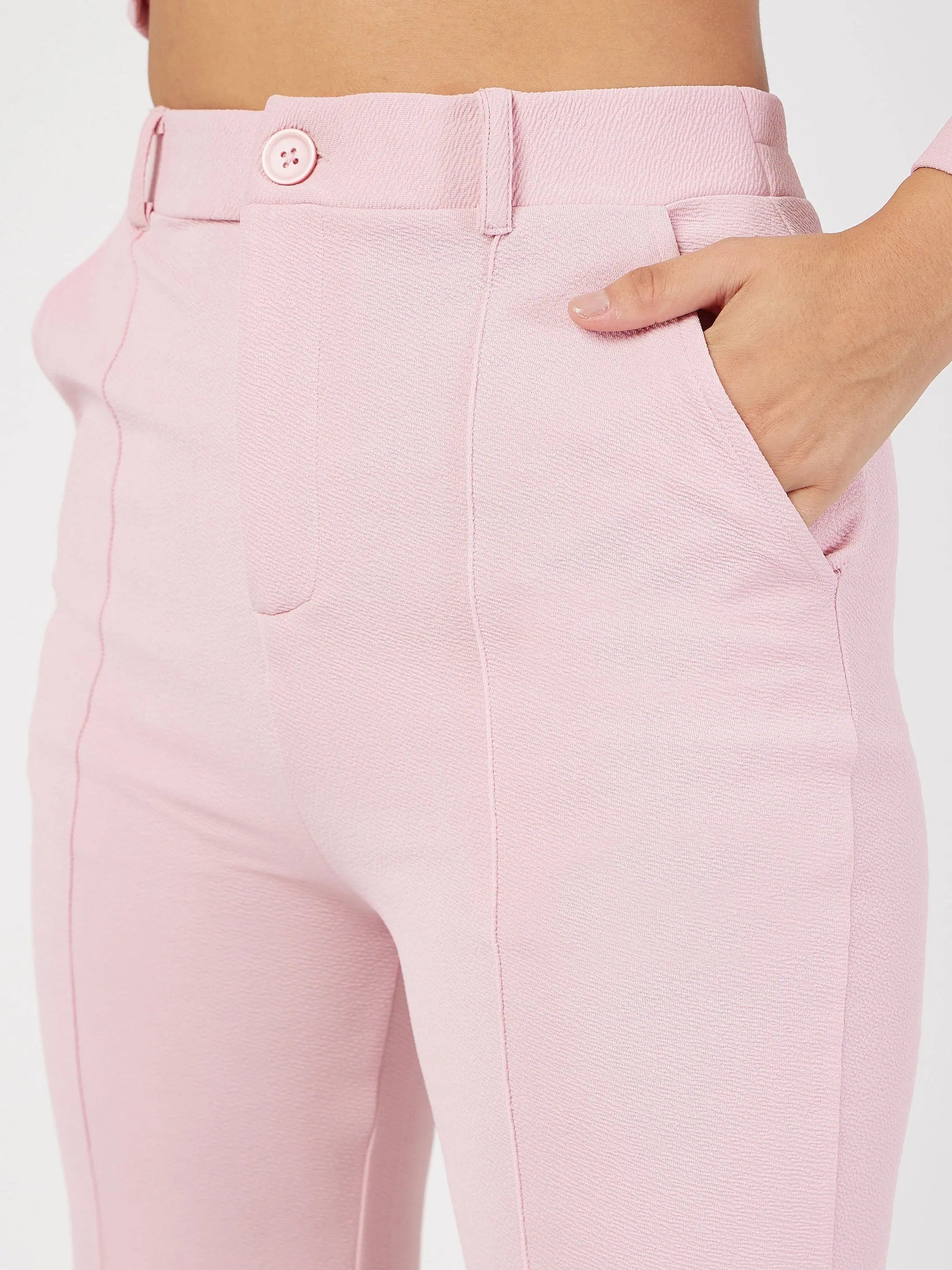 Pink Peplum Top & Bellbottoms | Women's Western Outfits